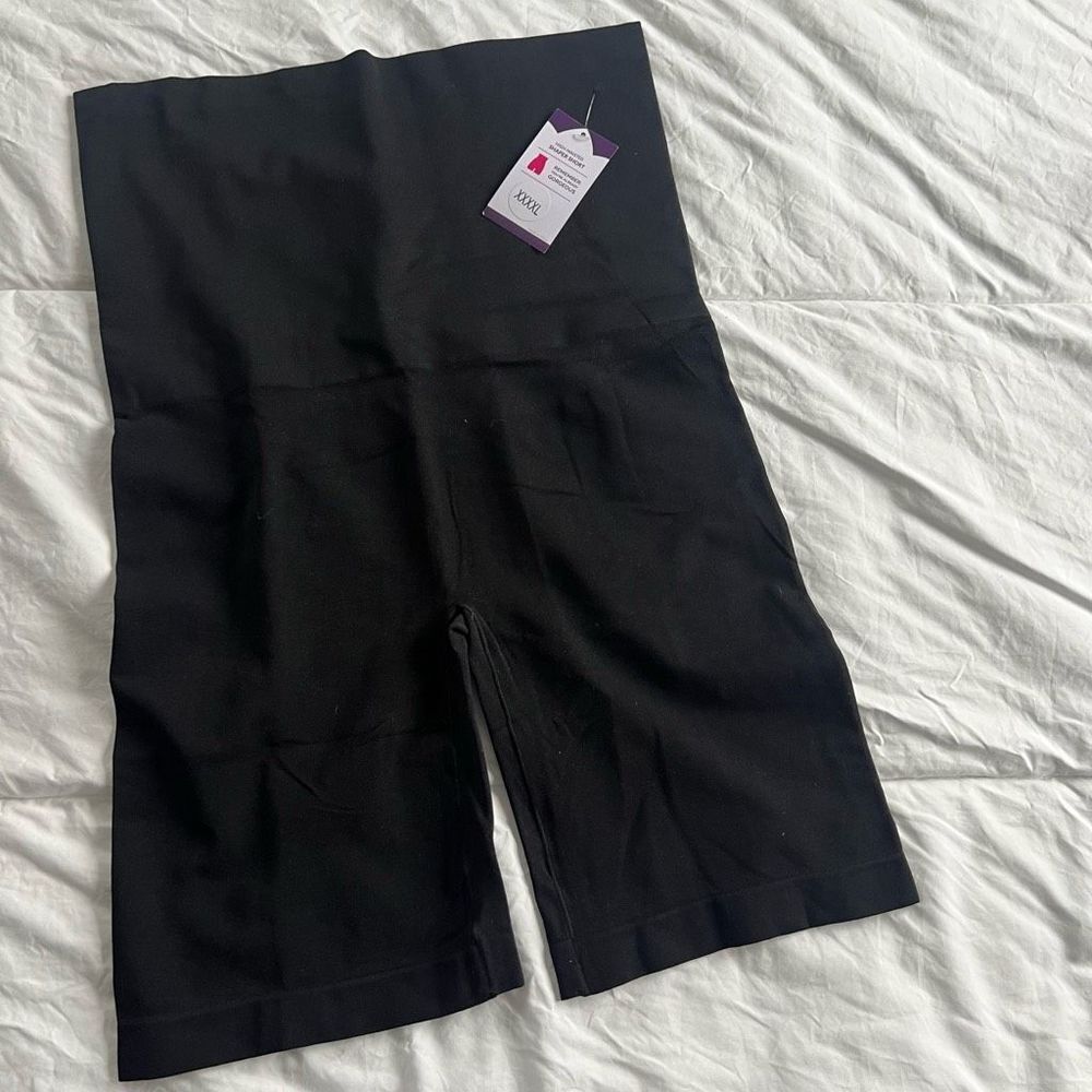 Empatua Black high waisted shaper short tummy control 4x xxxxl nwt